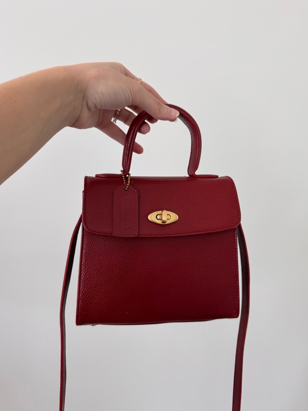 Vintage Coach Rare Red Madison Gracie